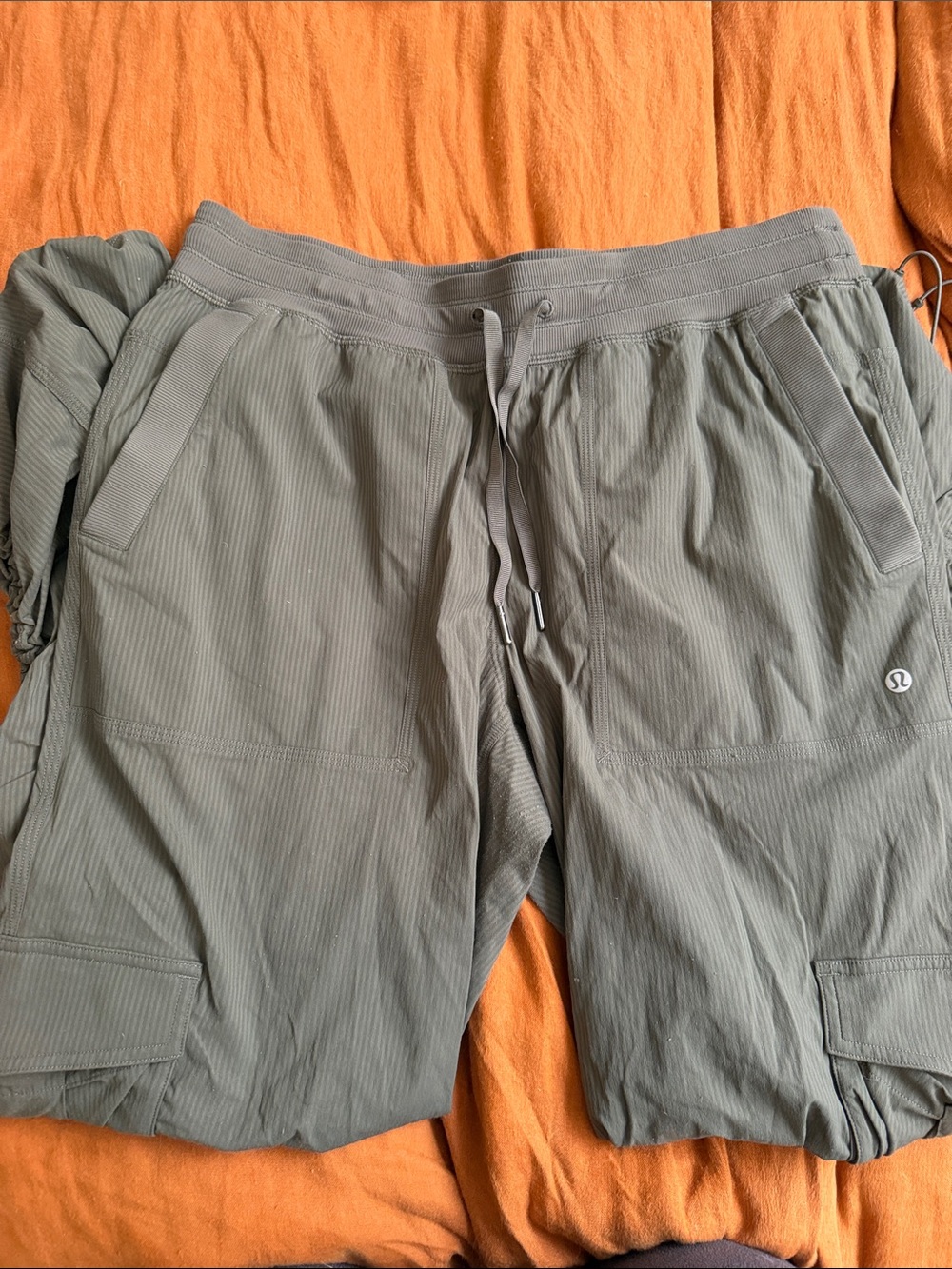 lululemon athletica Olive Green Track Joggers